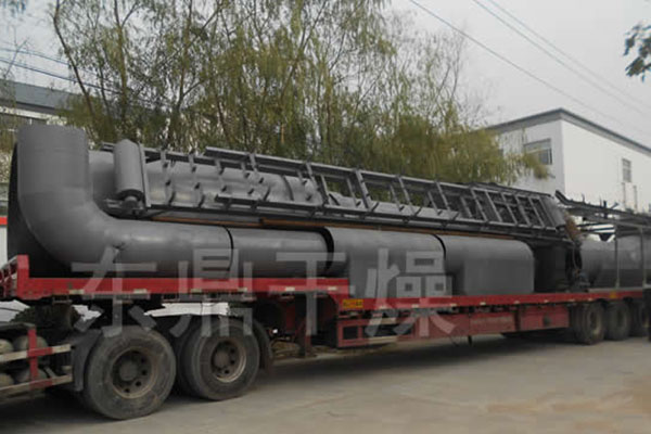 我們在路上東鼎河北石家莊800噸煤泥烘干機(jī)系統(tǒng)整裝待發(fā)